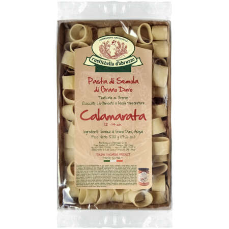 Rustichella d'Abruzzo Calamarata Pasta di Semola di Grano Duro