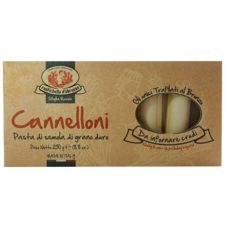 Rustichella d'Abruzzo Cannelloni Pasta di Semola di Grano Duro