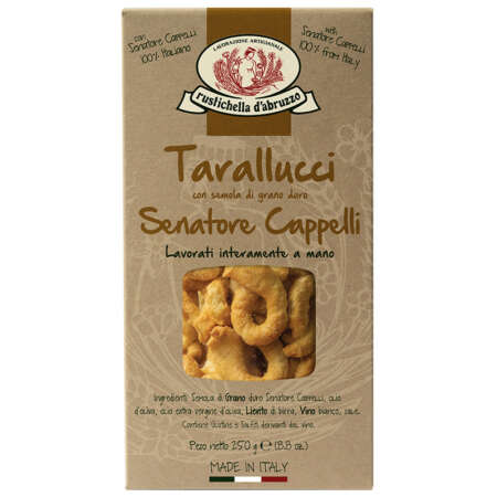 Rustichella d'Abruzzo Tarallucci con semola di grano duro Senatore Cappelli