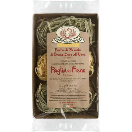 Rustichella d'Abruzzo Paglia e Fieno Pasta di Semola di Grano Duro all'Uovo