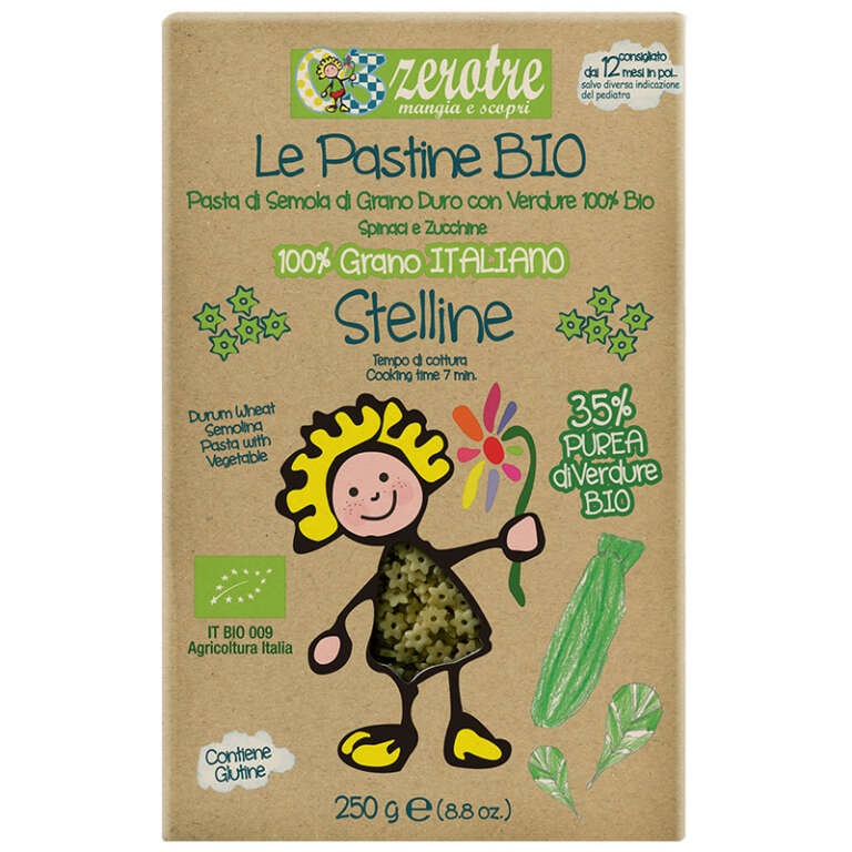 Stelline con Purea di Verdura Bio 250g