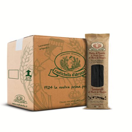 Tonnarelli with squid ink 6 Kg