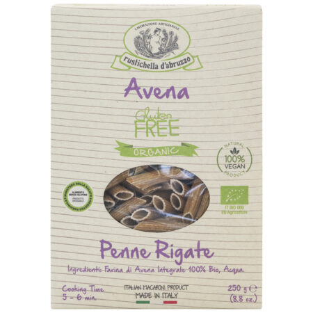 Penne rigate di avena senza glutine bio 250g